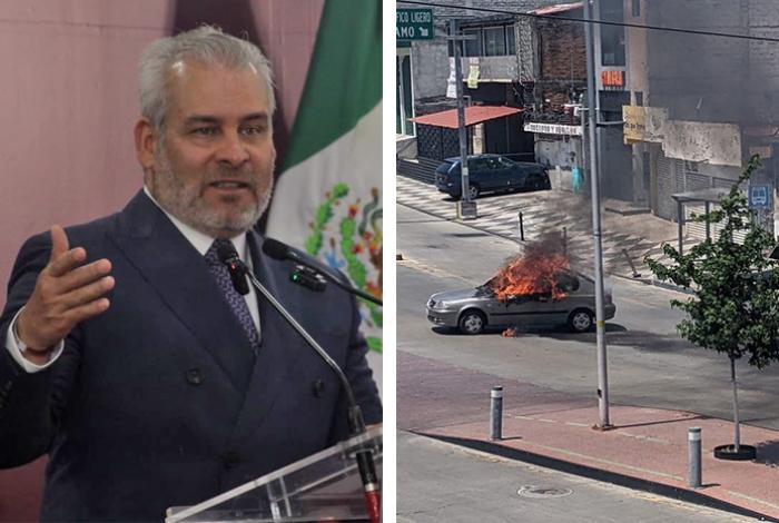 Bedolla: Transportistas que bloquearon Zitácuaro perderán concesión si hay colusión con el crimen