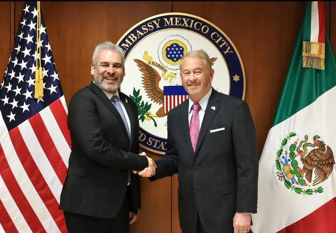 Bedolla y embajador de EUA acuerdan cooperación y trabajo conjunto