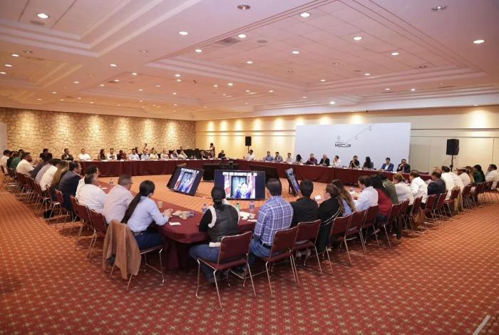 Bedolla y Rosa Icela encabezan primeras reuniones del Plan Michoacán con alcaldes