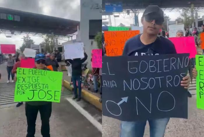 Bloquean caseta en Zinapécuaro para exigir la aparición de joven desaparecido