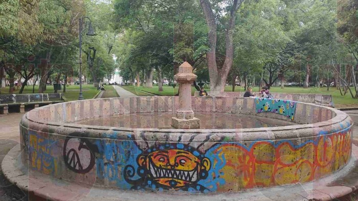 Bosque Cuauhtémoc, un lugar con zonas vandalizadas