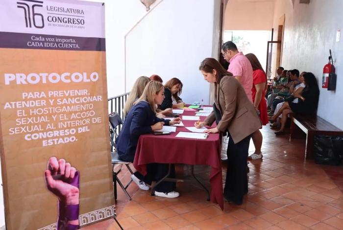 Busca Congreso de Michoacán generar una cultura de cero tolerancia al hostigamiento y acoso sexual