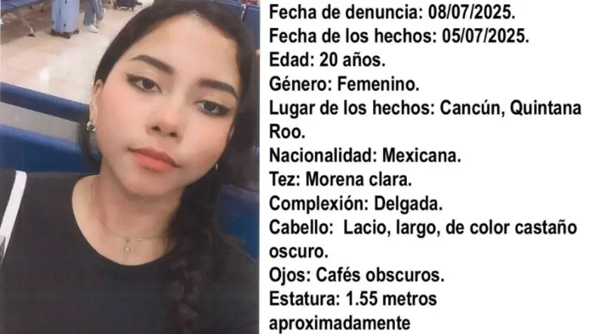 Buscan a joven desaparecida tras viajar a Guadalajara por presunta oferta laboral