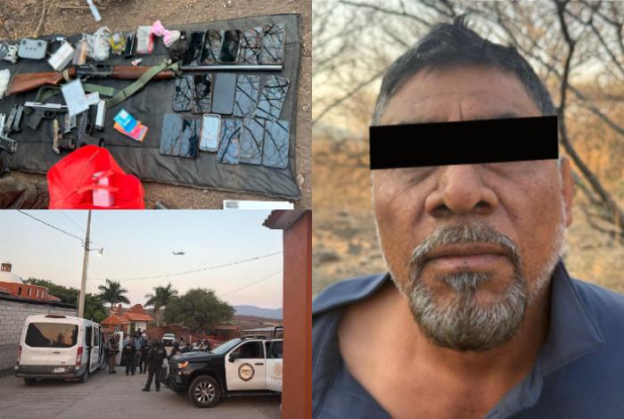 Cae "Don Ramón", líder de Los Linos en Morelos, tras operativo coordinado en Yautepec