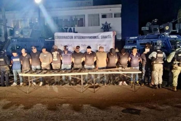 Cae el ‘L-12’, objetivo con tres órdenes de captura y detienen a 14 más en Sinaloa