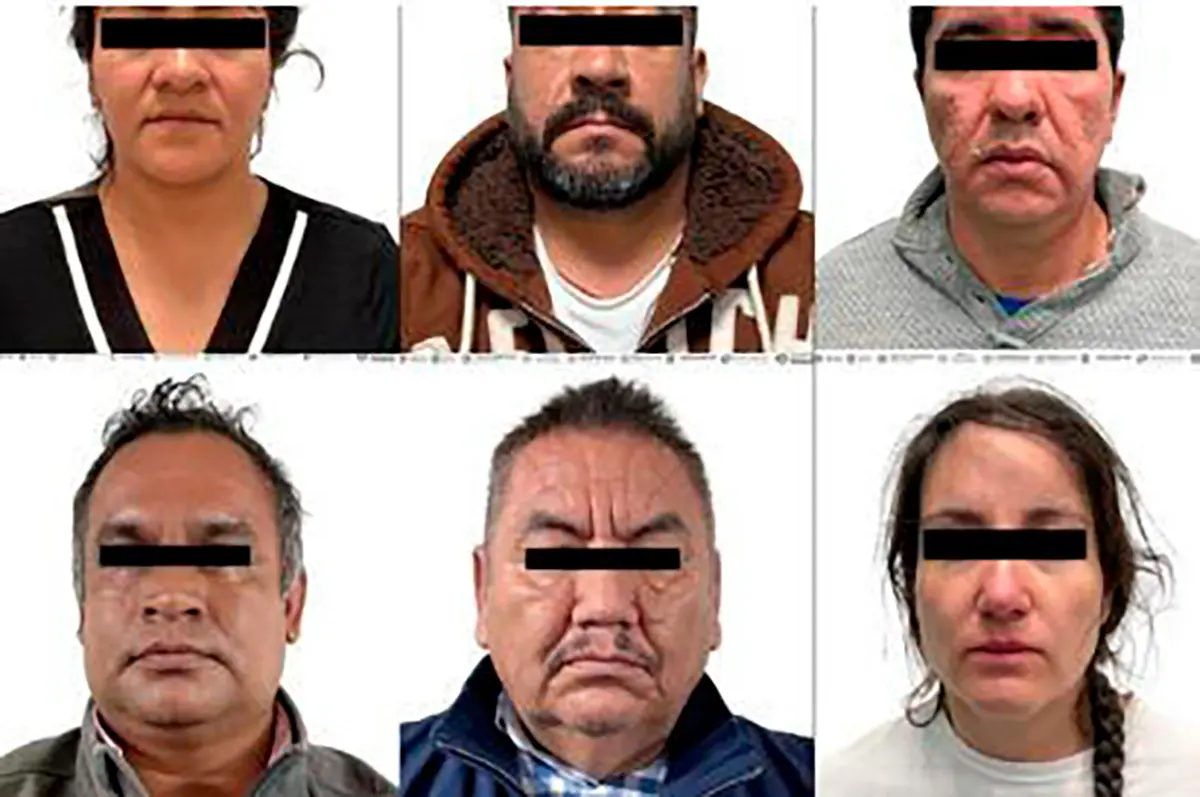 Cae red criminal en el sur del Edomex: entre los detenidos, exfuncionaria y empresarios