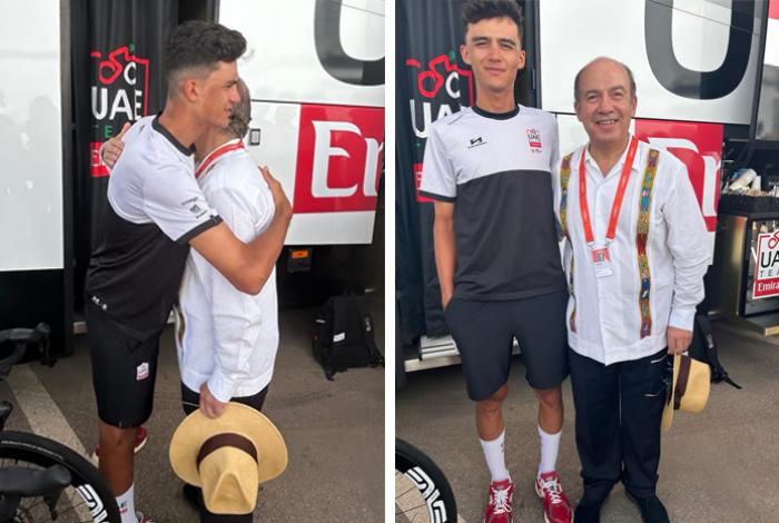 Calderón elogia a Del Toro: “El fenómeno del ciclismo”, y critica políticas que agreden a ciclistas en México