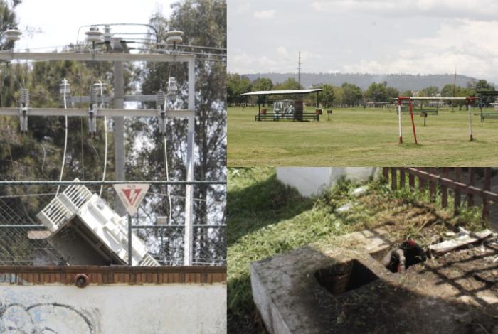 Canchas de Policía y Tránsito han sufrido robos durante semanas del sistema hidráulico y transformadores