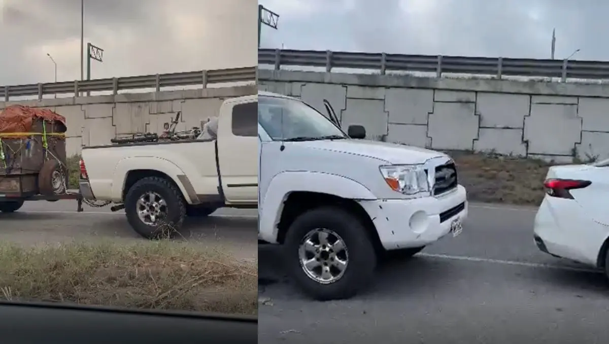 Captan en video intento de extorsión vial contra adultos mayores en Nuevo León