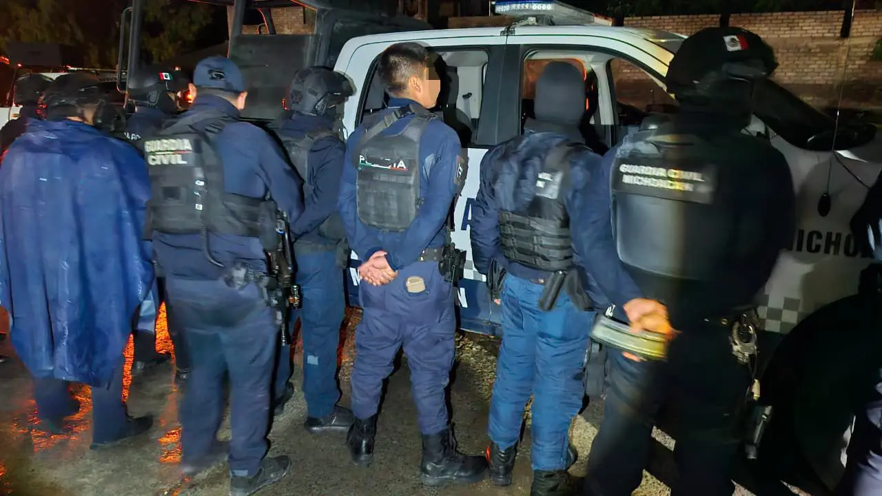 Capturan a 9 falsos policías en Zinapécuaro