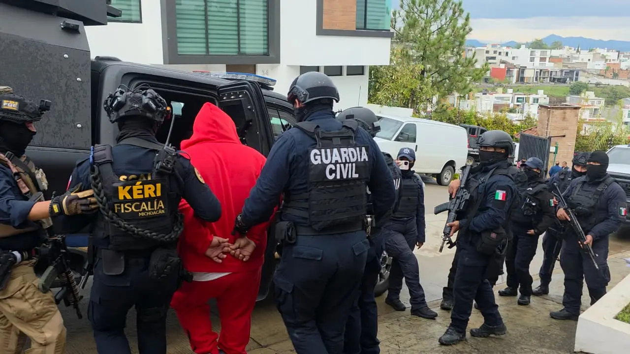 Capturan FGE, SSP, DEFENSA, GN y SSPC a Ernesto Rafael “N”, alias “Sierra 1”, presunto generador de violencia en la zona Oriente de Morelia