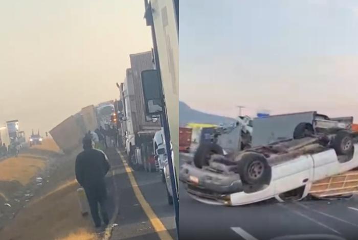 Carambola paraliza la Autopista de Occidente; una unidad militar está involucrada