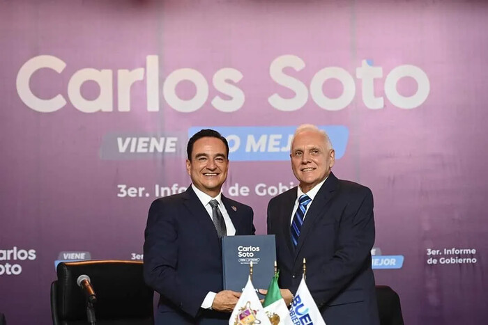 Carlos Soto Delgado expone logros en su tercer informe de gobierno en Zamora