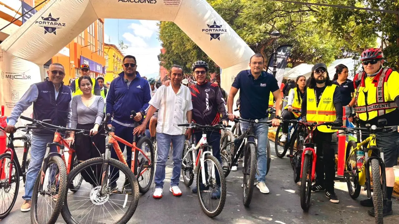 Carlos Soto impulsa la Rodada Contra las Adicciones: juventud, deporte y movilidad sustentable