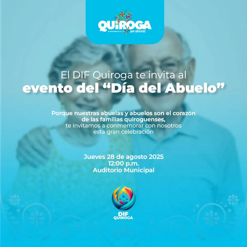 Celebrará Quiroga a sus abuelas y abuelos en su día