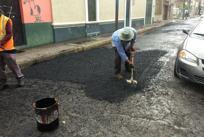 Cerca de 65 mil baches reparados en Morelia, en 2025
