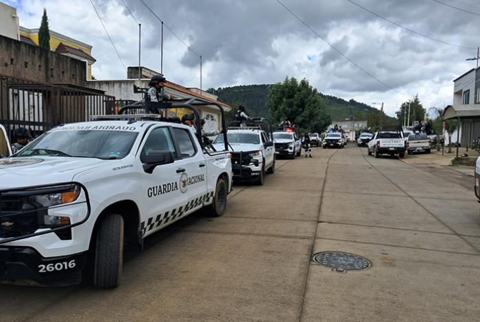 Cherán blindado; fuerzas federales y estatales atienden la seguridad