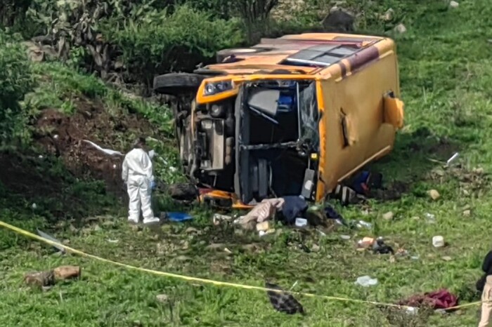 Chofer de camión sufrió infarto previo al accidente de la Morelia-Charo