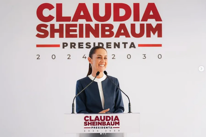 Claudia Sheinbaum aplaude el triunfo de la izquierda en Francia