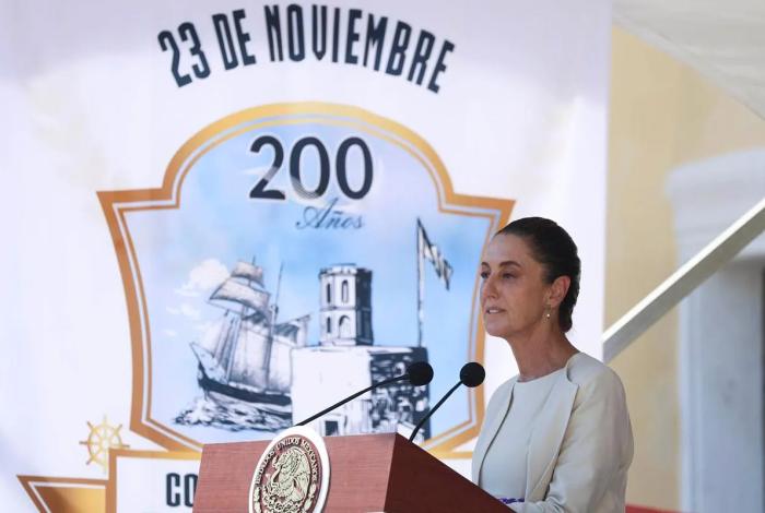 Claudia Sheinbaum critica a conservadores por buscar apoyo extranjero sin respaldo interno