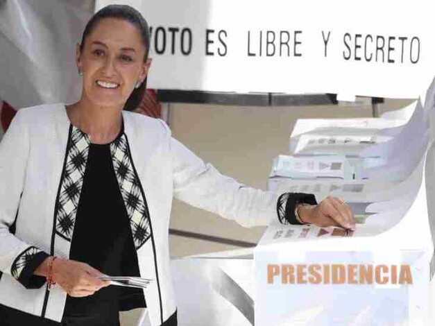 Claudia Sheinbaum emite su voto en Tlalpan; pide a ciudadanos no temer y acudir a las urnas