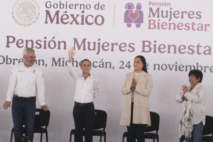 Claudia Sheinbaum presenta programa Pensión Mujeres Bienestar en Álvaro Obregón