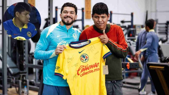 Club América convive con aficionado que sufrió bullying en redes sociales