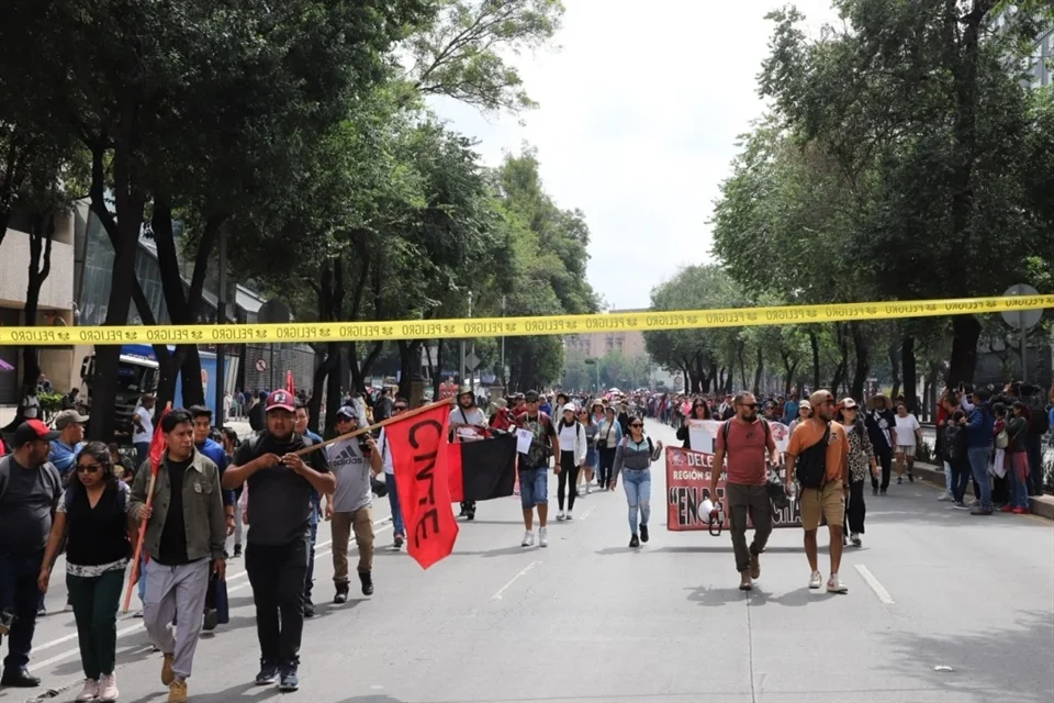 CNTE continuará con las manifestaciones el día de la inauguración del Mundial