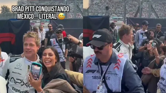 Colaboradora de Hoy, quien plantó beso a Brad Pitt durante F1