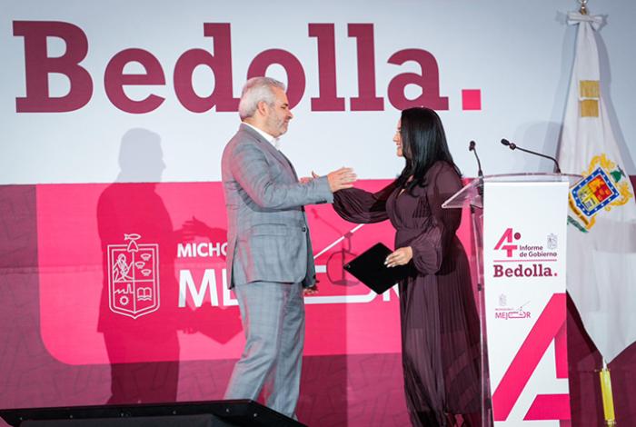 Cómo López Obrador a Sheinbaum, delegué obras insignia a Gladyz Butanda: Bedolla