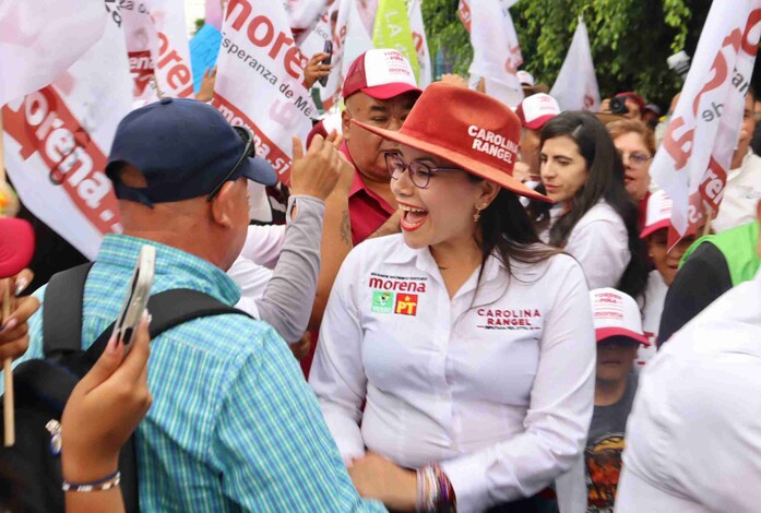 Con austeridad, trabajo territorial y amor al pueblo, concluye campaña de Carolina Rangel