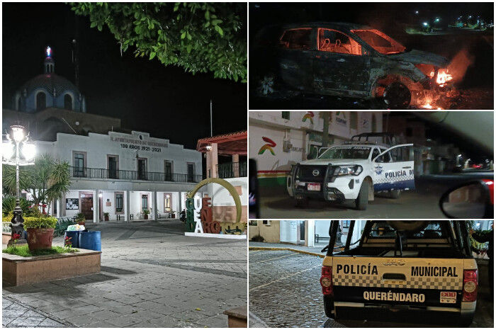 Con carros ‘monstruo’, criminales atacan a policías de Queréndaro; hay 3 oficiales muertos y 2 heridos