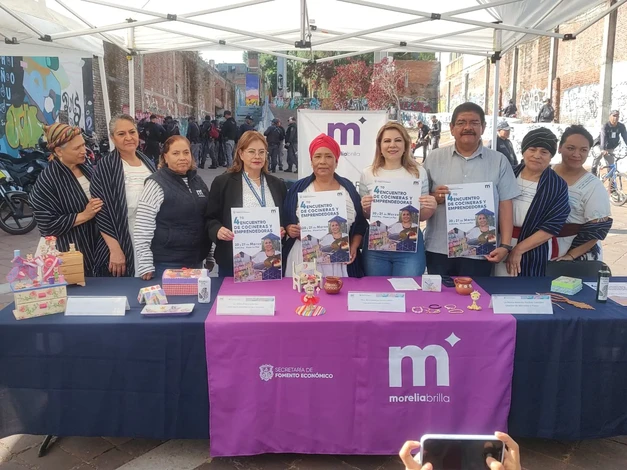 Con más de 40 stands, llega el 4to “Encuentro de Cocineras y Emprendedoras”, en Morelia