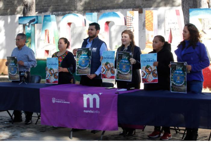 Con todo el sabor y tradición llega la cuarta Feria de la Enchilada en Tacícuaro