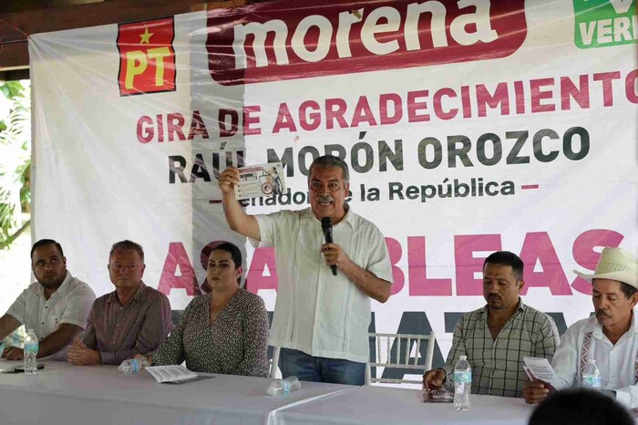 Concluye Raúl Morón asambleas informativas en distritos de Michoacán