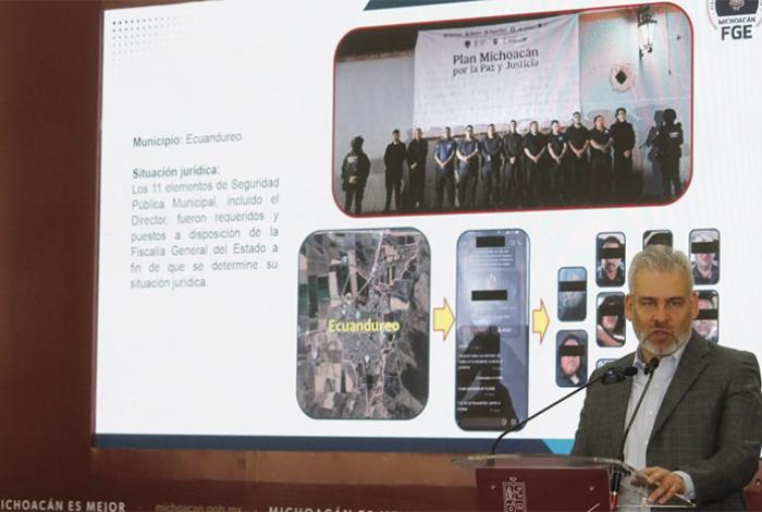 Confirma Bedolla investigación amplia en municipios donde hubo violencia el domingo; incluye policías