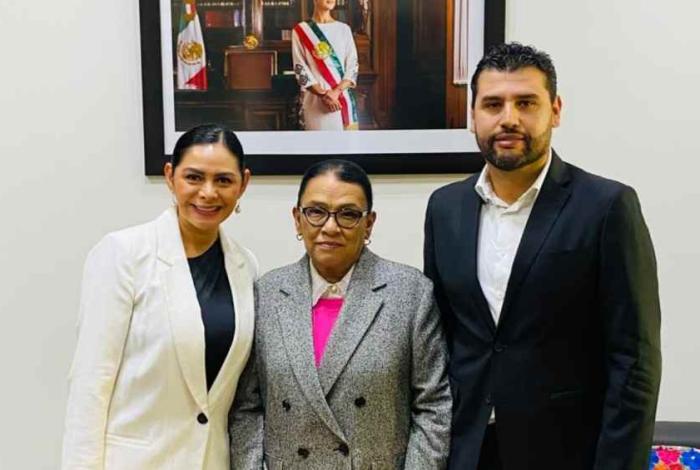 Coordinación estratégica para fortalecer el Estado y consolidar la paz en Michoacán eje de la reunión entre Araceli Saucedo y Secretaria de Gobernación, Rosa Icela Rodríguez