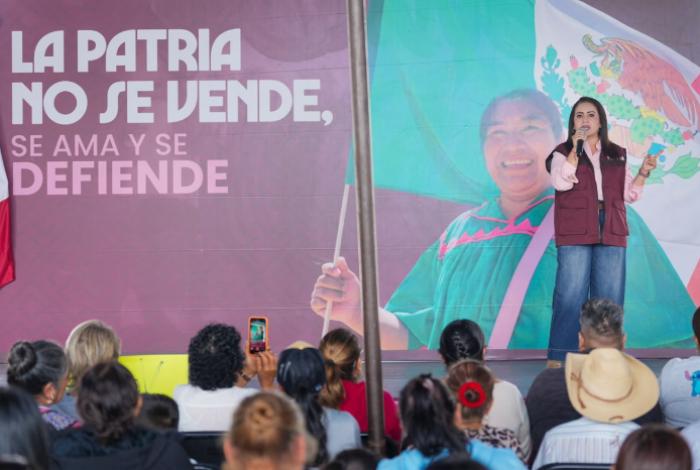 Copándaro se une a la defensa de la soberanía nacional con Gladyz Butanda
