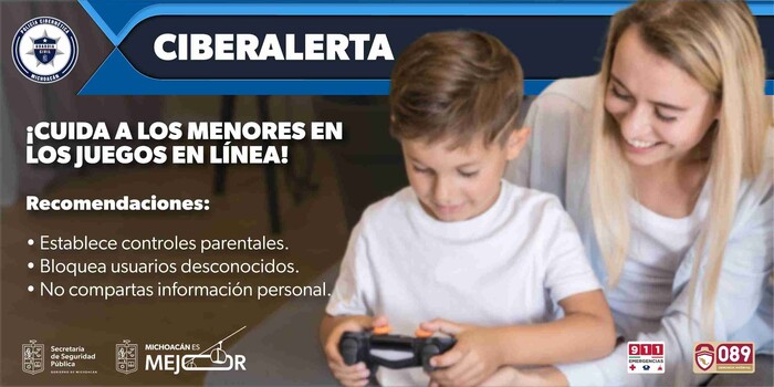 Cuida a tus hijos de ciberdelitos con estas recomendaciones de la SSP