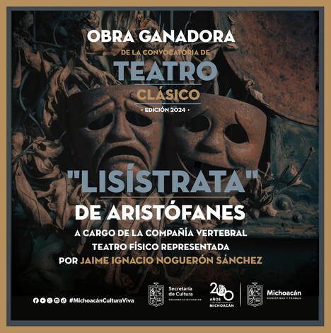 #Cultura | Gana la obra Lisístrata, primera convocatoria de Teatro Clásico en Michoacán