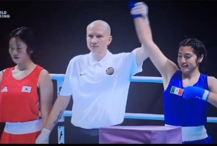 De la Dinastía Ramírez y alumna del Cecytem Maravatío, Sofía Guadalupe vence a coreana en Futures Cup de Boxeo
