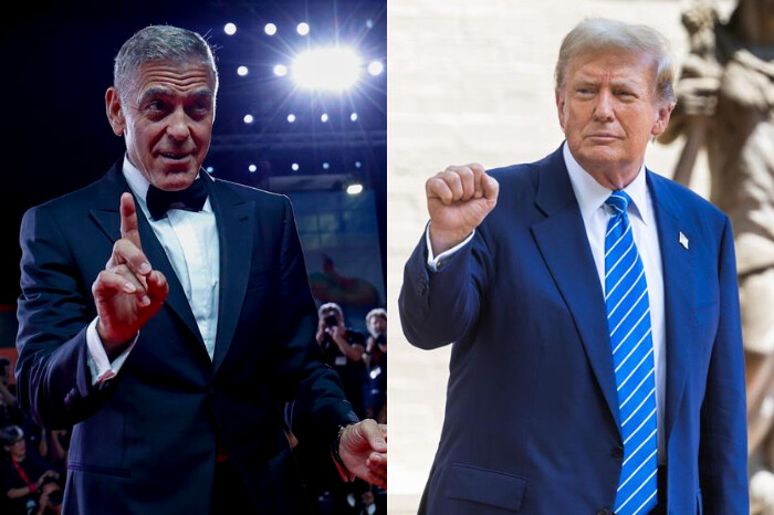 "Dejaré la política si tú lo haces", asegura George Clooney en respuesta al ataque de Trump