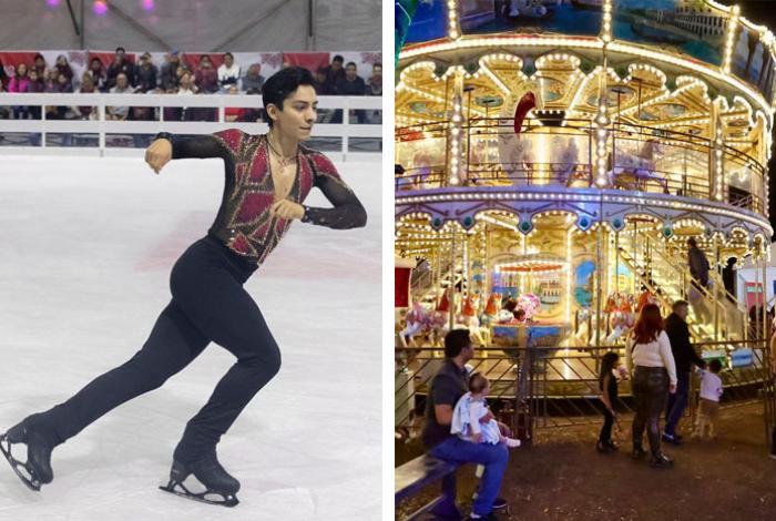 Del 13 de diciembre al 7 de enero, la Villa Navideña en Ceconexpo; Donovan Carrillo abre la pista de hielo