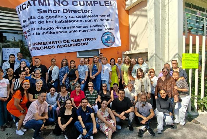 Denuncian trabajadores del Icatmi: violan sus derechos laborales y les deben 5 millones de pesos