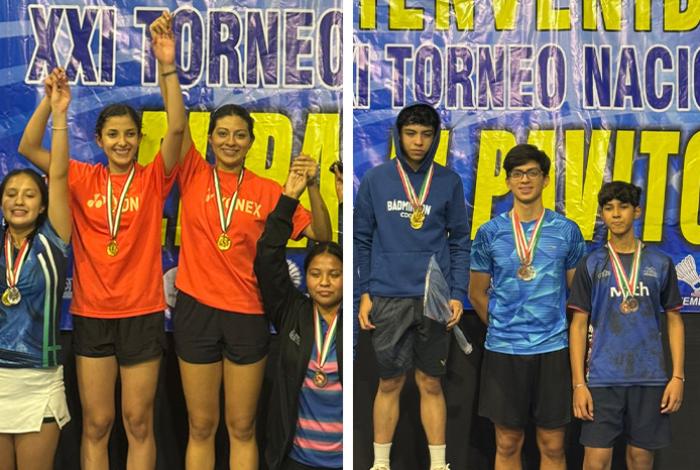 Deportistas nicolaitas arrasaron con medallas en justa nacional de bádminton