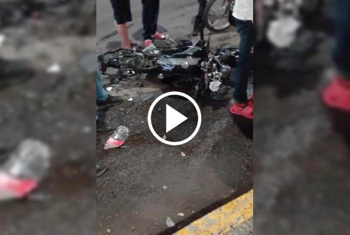 Derrape de moto en Uruapan deja un mu3rto y un lesi0nado