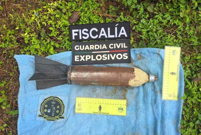 Desactiva SSP artefacto explosivo improvisado en Tingambato