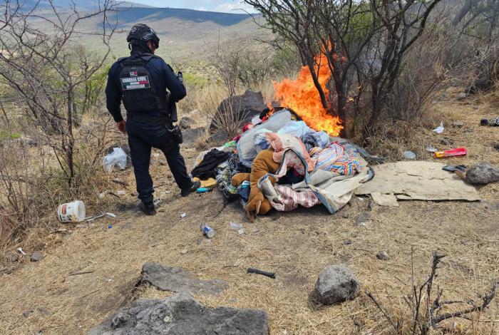 Desmantelan narco campamento en Zacapu
