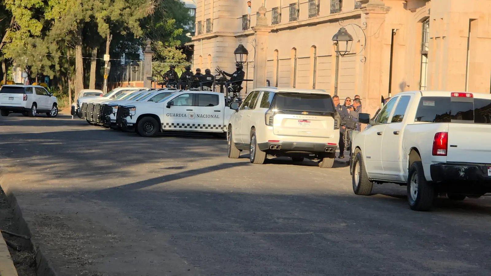 Despliegan operativo de seguridad en Morelia por visita de Harfuch