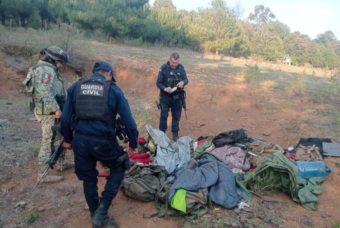 Destruyen narc0campamento en Nahuatzen